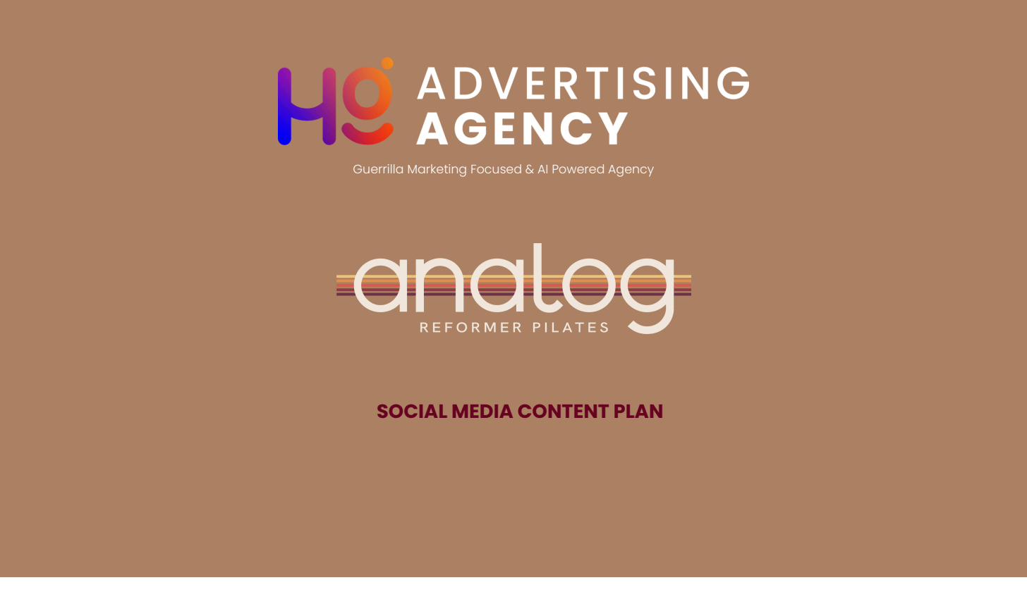 Analog content plan cover